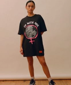 Sree Santhosh I'm With Her T-Shirt Dress Best Selling