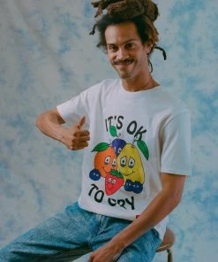 Sree Santhosh It's Okay To Cry T-Shirt (White) Best Selling