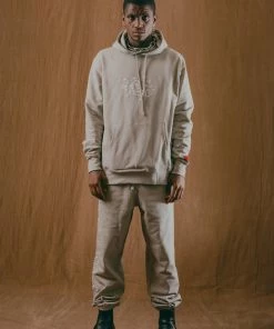 Sree Santhosh Don't Stress Sweatpants (Sand) 9 Sree Santhosh Don't Stress Sweatpants (Sand)