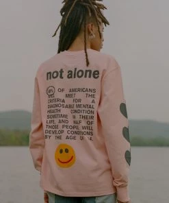 Sree Santhosh You Are Not Alone Cuffed L/S T-Shirt Best Selling