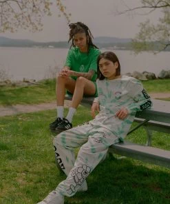 Sree Santhosh Best Selling Tie Dye Love More Always Be Kind Sweatpants