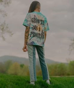 Sree Santhosh Tie Dye Growth Is A Process S/S T-Shirt