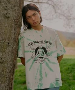 Sree Santhosh Best Selling Tie Dye Make Space For Yourself S/S T-Shirt