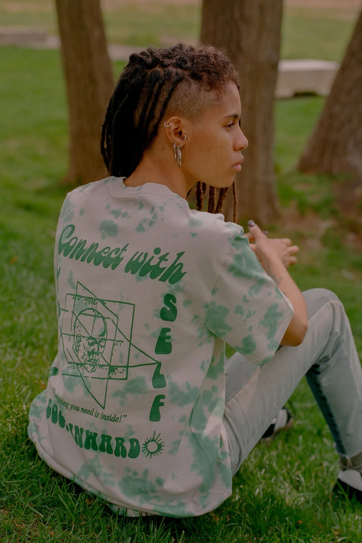 Sree Santhosh Tie Dye Connect W Yourself S/S T-Shirt 5 Sree Santhosh Tie Dye Connect W Yourself S/S T-Shirt