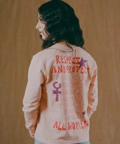 Sree Santhosh WDOYSRP L/S T-Shirt (Coral)