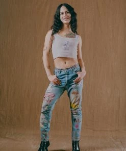 Sree Santhosh Best Selling GIAPC Ribbed Tank (Orchid)