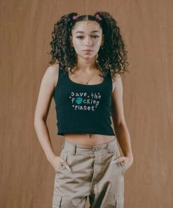 Sree Santhosh STFP Ribbed Tank (Black)