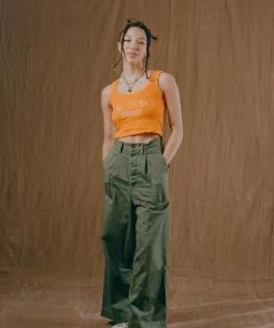 Sree Santhosh ZTFAD Ribbed Tank (Orange Slice) Best Selling