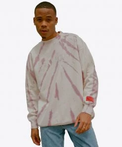 Sree Santhosh Mauve/Chalk Uni Logo Tiger TD Crewneck