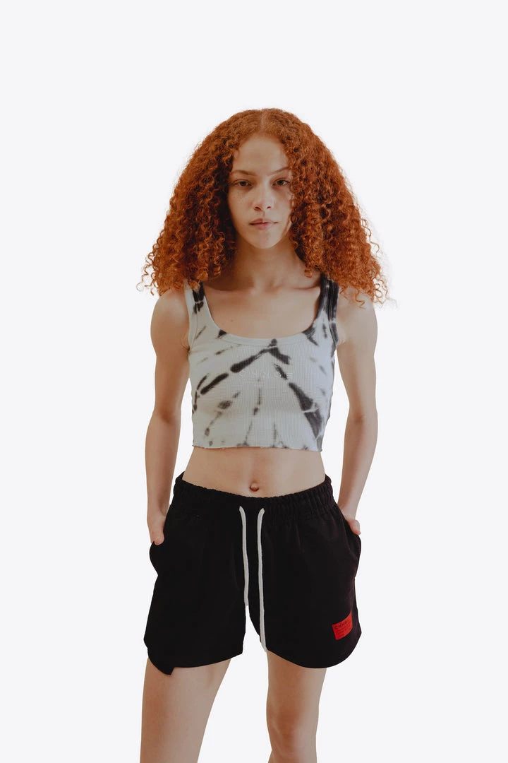 Sree Santhosh Tiger Stripe Tie Dye Logo Ribbed Tank (Mint) Best Selling 6 Sree Santhosh Tiger Stripe Tie Dye Logo Ribbed Tank (Mint) Best Selling