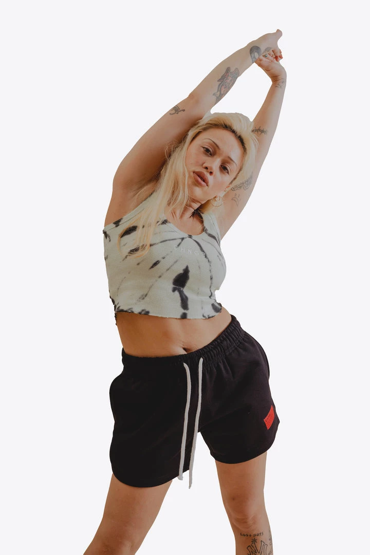 Sree Santhosh Tiger Stripe Tie Dye Logo Ribbed Tank (Mint) Best Selling 8 Sree Santhosh Tiger Stripe Tie Dye Logo Ribbed Tank (Mint) Best Selling