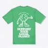Sree Santhosh Every Day Earth Day S/S T-Shirt (Kelly Green) Best Selling