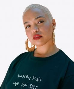 Sree Santhosh Best Selling Women Don't Owe You Shit (Black)