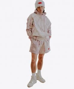 Sree Santhosh Best Selling Mauve Tiger Tie Dye University Hoodie