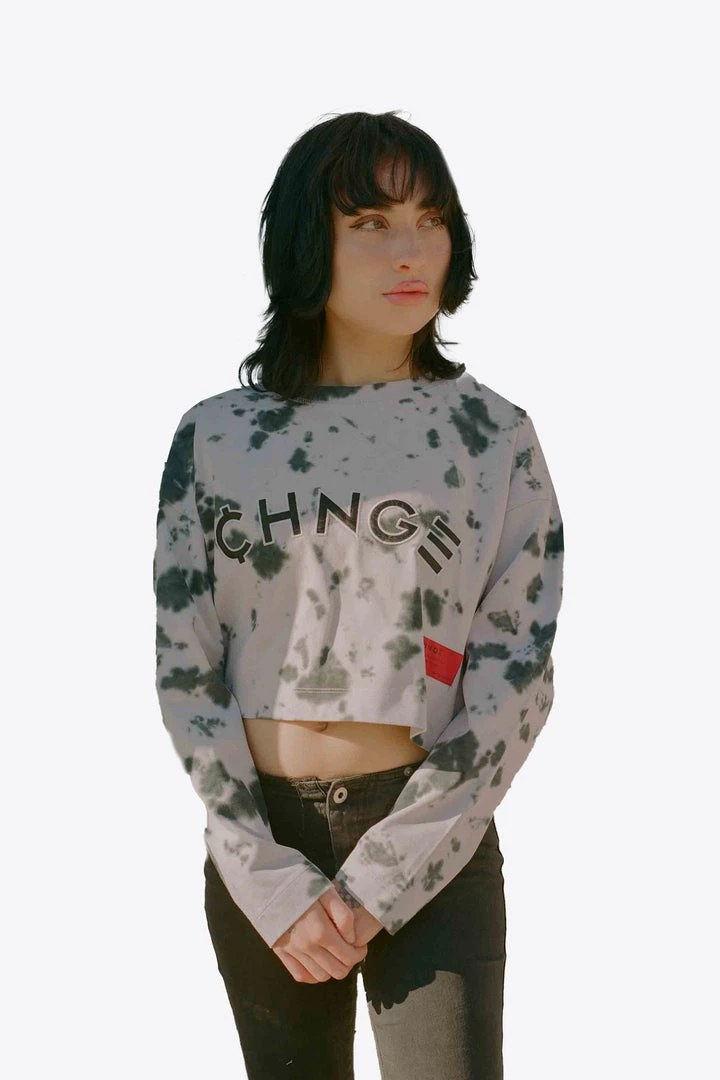 Sree Santhosh Best Selling Tie Dye University L/S Crop (Violet/Black) 5 Sree Santhosh Best Selling Tie Dye University L/S Crop (Violet/Black)