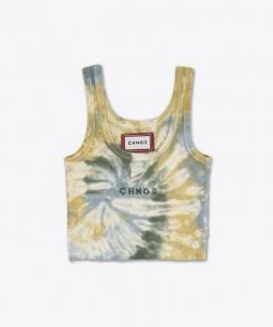 Sree Santhosh Best Selling Green Blue Tonal Spiral TD Tank