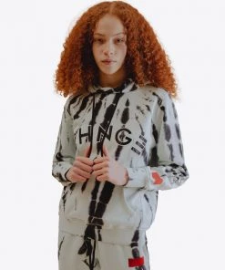 Sree Santhosh Mint Tiger Tie Dye University Hoodie