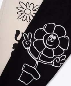 Sree Santhosh MHA Chalk/Black Pieced Sweatpant