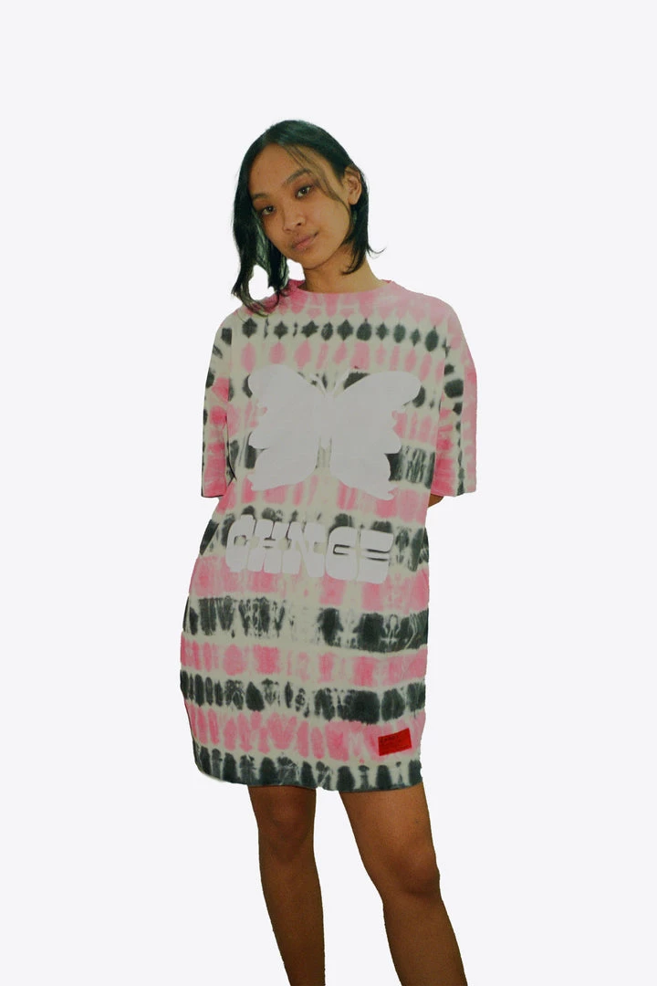 Sree Santhosh Zänt Tie Dye BF Stamp Dress (Electro) 5 Sree Santhosh Zänt Tie Dye BF Stamp Dress (Electro)