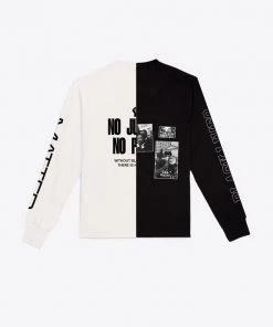 Sree Santhosh BHM Split L/S T-Shirt (Black/Chalk) Best Selling