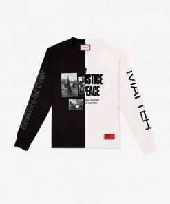 Sree Santhosh BHM Split L/S T-Shirt (Black/Chalk) Best Selling