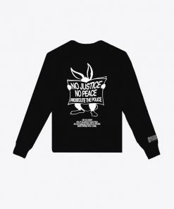 Sree Santhosh No Justice Long Sleeve (Black) Best Selling