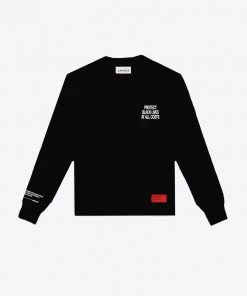Sree Santhosh No Justice Long Sleeve (Black) Best Selling