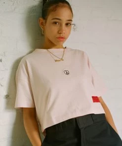 Sree Santhosh Power Of Love Crop (Pink)