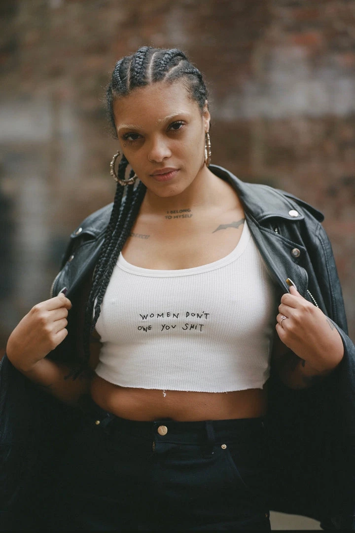 Sree Santhosh WDOYS Ribbed Tank (White) 7 Sree Santhosh WDOYS Ribbed Tank (White)