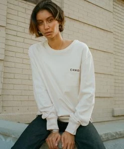 Sree Santhosh WDOYS Pocketed L/S Tee (Chalk) Best Selling