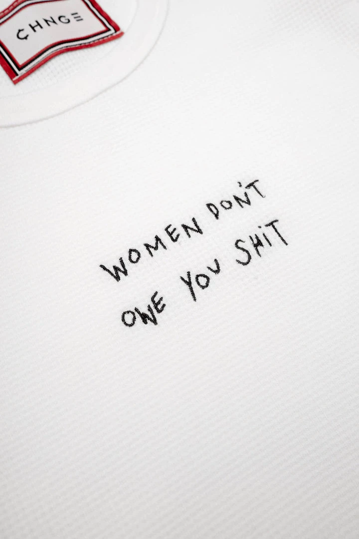 Sree Santhosh WDOYS Ribbed Tank (White) 8 Sree Santhosh WDOYS Ribbed Tank (White)