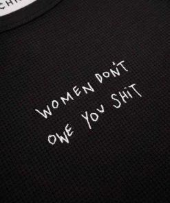 Sree Santhosh Best Selling WDOYS Ribbed Tank (Black)