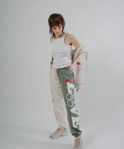 Sree Santhosh Best Selling Happy People Sweatpants (Chalk/Juniper) 9 Sree Santhosh Best Selling Happy People Sweatpants (Chalk/Juniper)