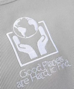 Sree Santhosh Best Selling OPOPED Zero Waste Ribbed Tank (Sand)