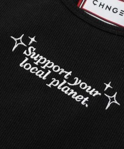 Sree Santhosh SYLP Zero Waste Ribbed Tank (Black) Best Selling