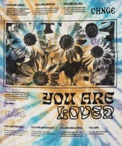 Sree Santhosh Love More Cuffed L/S T-Shirt (Spiral Tie Dye)