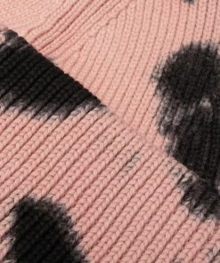 Sree Santhosh Tie Dye Oversized Beanie (Dusty Rose/Black)