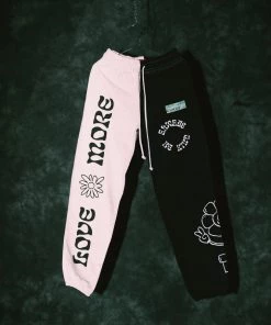 Sree Santhosh MHA Chalk/Black Pieced Sweatpant