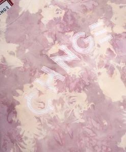 Sree Santhosh Mauve CHNGE Logo Marble Tie Dye Crewneck Best Selling