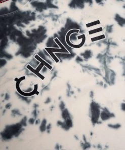 Sree Santhosh Cookies & Cream CHNGE Logo Tie Dye Crewneck Best Selling