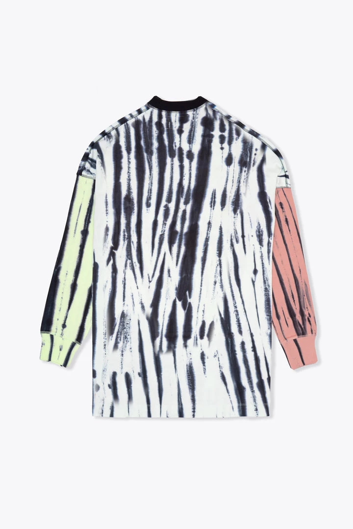 Sree Santhosh Best Selling Tie Dye Pieced CHNGE Worldwide L/S T-Shirt Dress (Mint/Dusty Rose/Lime) 4 Sree Santhosh Best Selling Tie Dye Pieced CHNGE Worldwide L/S T-Shirt Dress (Mint/Dusty Rose/Lime)