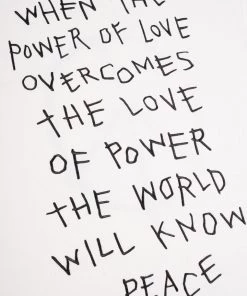 Sree Santhosh Power Of Love T-Shirt Dress (Chalk) Best Selling