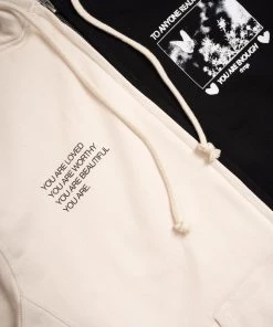 Sree Santhosh You Matter Zip Up Hoodie (Black/Chalk) New Arrivals