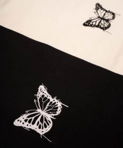 Sree Santhosh Best Selling Pieced Butterflies Crop Top