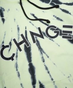 Sree Santhosh Lime Tiger Tie Dye University Hoodie