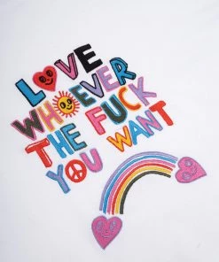 Sree Santhosh Best Selling Love Whoever S/S Crop (White) 9 Sree Santhosh Best Selling Love Whoever S/S Crop (White)