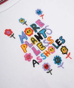 Sree Santhosh More Plants Zero Waste Ribbed Tank (White) ♻️