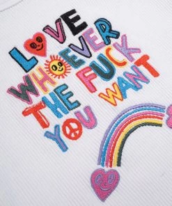 Sree Santhosh Love Whoever Zero Waste Ribbed Tank (White) ♻️ 9 Sree Santhosh Love Whoever Zero Waste Ribbed Tank (White) ♻️