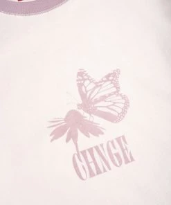 Sree Santhosh Growth Is A Process S/S Ringer T-Shirt (Chalk) New Arrivals