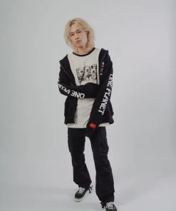 Sree Santhosh PPTP Zip Up Hoodie (Black) New Arrivals